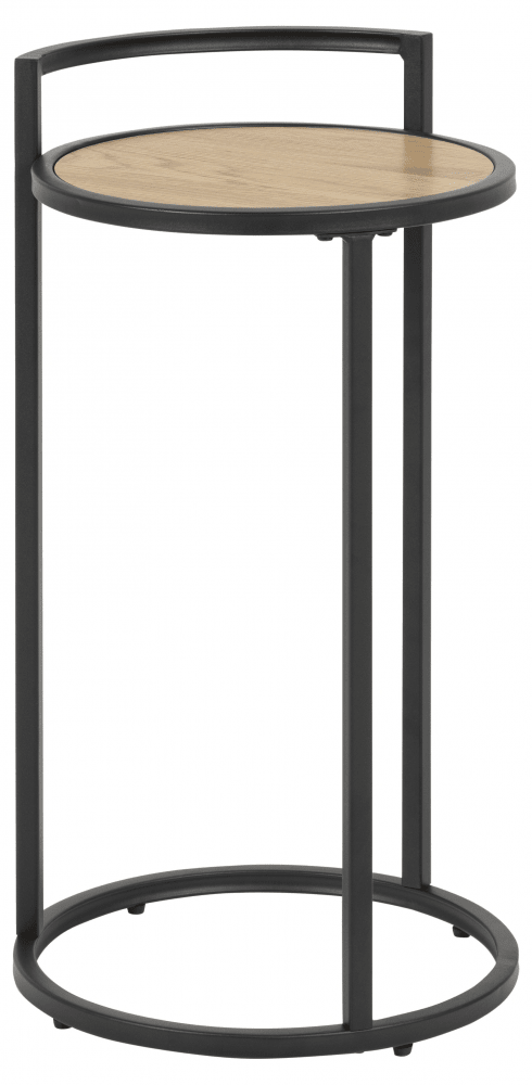 Design Scandinavia Odkladací stolík Seaford, 65 cm, dub